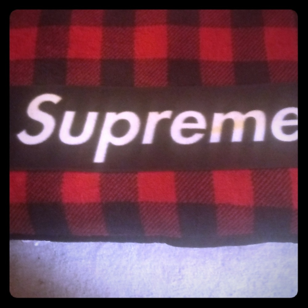 Supreme short fleece scarf